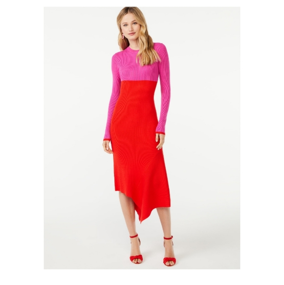 Scoop asymmetrical dress (new).